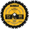 DeWalt Power Tools DeWalt 7-1/4" 24-Tooth Circular Saw Blade (2-Pack) DWA1714242