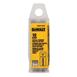 DeWalt Power Tools DeWalt 1/8" Standard Drywall Point Cut-Out Bits (10 Pack) DWAST18010