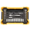 DeWalt Power Tools DeWalt 37 Piece 3/8" Drive Ratchet & Socket Set W/ ToughSystem 2.0 Tray & Lid DWMT45400SS