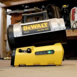 DeWalt Power Tools DeWalt 20V MAX 70,000 BTU Cordless Forced Air Propane Heater DXH70CFAV -Champion Cutting Tool shop dxh70cfav 4
