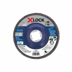 Bosch Power Tools Bosch 4-1/2" X-LOCK Arbor Type 27 60 Grit Flap Disc FDX2745060