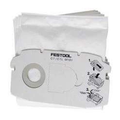 Festool Self Cleaning Filter Bag SC FIS-CT MIDI/5 (5 Pack) 498411