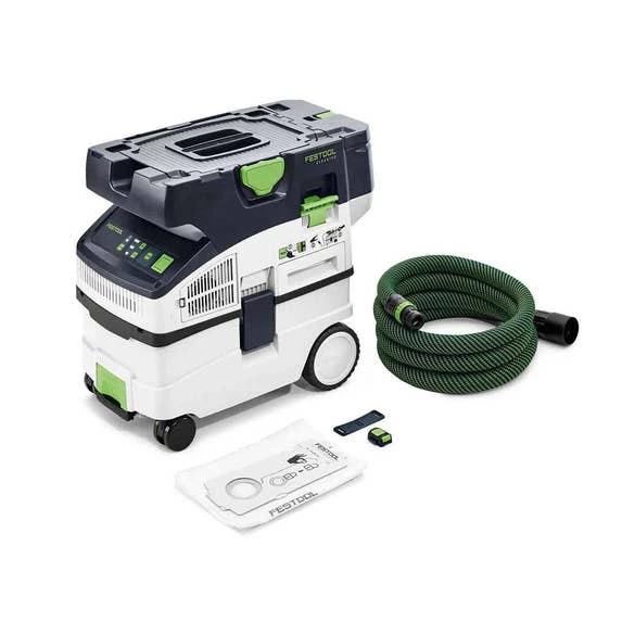 Festool Cordless Mobile Dust Extractor CTC MIDI I HEPA-Basic CLEANTEC 577069 1 Festool Cordless Mobile Dust Extractor CTC MIDI I HEPA-Basic CLEANTEC 577069