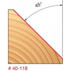 Freud Diablo Blades Freud 2-1/2" Chamfer Router Bit - 45 Deg. 40-118