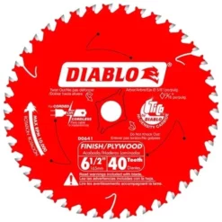 Freud Diablo Blades Freud Diablo 6-1/2" X 40 Tooth Finish Trim Saw Blade (Bulk) D0641A
