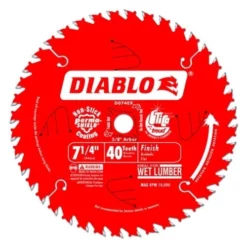 Freud Diablo Blades Freud Diablo 7-1/4" 40 Tooth Finishing Saw Blade D0740A