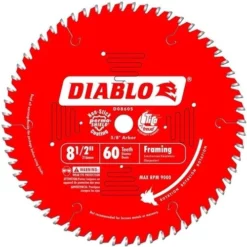 Freud Diablo Blades Freud Diablo 8-1/2" X 60 Tooth Carbide Circular Saw Blade D0860S