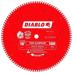 Freud Diablo Blades Freud Diablo 10" 100 Tooth Aluminum Cutting Saw Blade D10100N