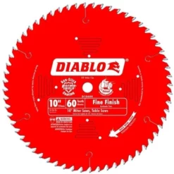 Freud Diablo Blades Freud Diablo 10" 60 Tooth Fine Finish Saw Blade D1060X