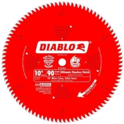 Freud Diablo Blades Freud Diablo 10" 90 Tooth Ultimate Flawless Finish Circular Saw Blade D1090X