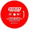 Freud Diablo Blades Freud Diablo 12" 80 Tooth Steel Demon Thin Metal Cutting Saw Blade D1280CF