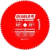 Freud Diablo Blades Freud Diablo 14" 72 Tooth Steel Demon Cermet 2 Carbide Ferrous Metal Cutting Saw Blade D1472CF