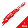 Freud Diablo Blades Freud Diablo 6" Demo Demon 3 TPI Carbide Reciprocating Saw Blade (3 Pack) DS0603CP3