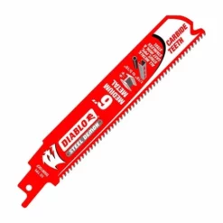 Freud Diablo Blades Freud Diablo 6" Steel Demon Medium Metal 10 TPI Carbide Reciprocating Saw Blade DS0610CF