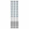 Bosch Power Tools Bosch 5/32" X 6" Blue Granite Turbo Carbide Hammer Drill Bits (5 Pack) HCBG0205T