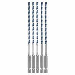Bosch Power Tools Bosch 5/32" X 6" Blue Granite Turbo Carbide Hammer Drill Bits (5 Pack) HCBG0205T