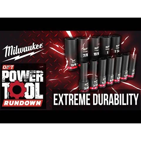 Milwaukee Tools Milwaukee Shockwave Impact Duty 3/8 Drive 11/32" Deep 6 Point Socket 49-66-6118 2 Milwaukee Tools Milwaukee Shockwave Impact Duty 3/8 Drive 11/32" Deep 6 Point Socket 49-66-6118 - Image 2
