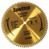 Sawstop Table Saws SawStop 10" 80-Tooth Titanium Series Woodworking Table Saw Blade BTS-P-80HATB