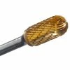 Champion Cutting Tools Champion Double Cut 1/4" X 5/8" TiN Coated Cylinder Radius End Carbide Bur SC1-IPAC