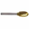 Champion Cutting Tools Champion Titanium Coated 1/2" X 7/8" Solid Carbide Die Grinder Burs Oval Shape SE5-IPAC