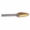 Champion Cutting Tools Champion Titanium Coated 1/2" X 1" Solid Carbide Die Grinder Burs Tree W/Radius SF5-IPAC