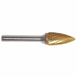Champion Cutting Tools Champion Titanium Coated 1/2" X 1" Solid Carbide Die Grinder Burs Tree Pointed SG5-IPAC