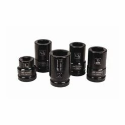 Ingersoll Rand 1" Drive 5 Piece Combo SAE & Metric Impact Socket Set SK8C5TN