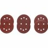 Bosch Power Tools Bosch Assortment 5" (60, 120, 240 Grit) 8 Hole Hook-And-Loop Sanding Discs (6 Pieces) SR5R000
